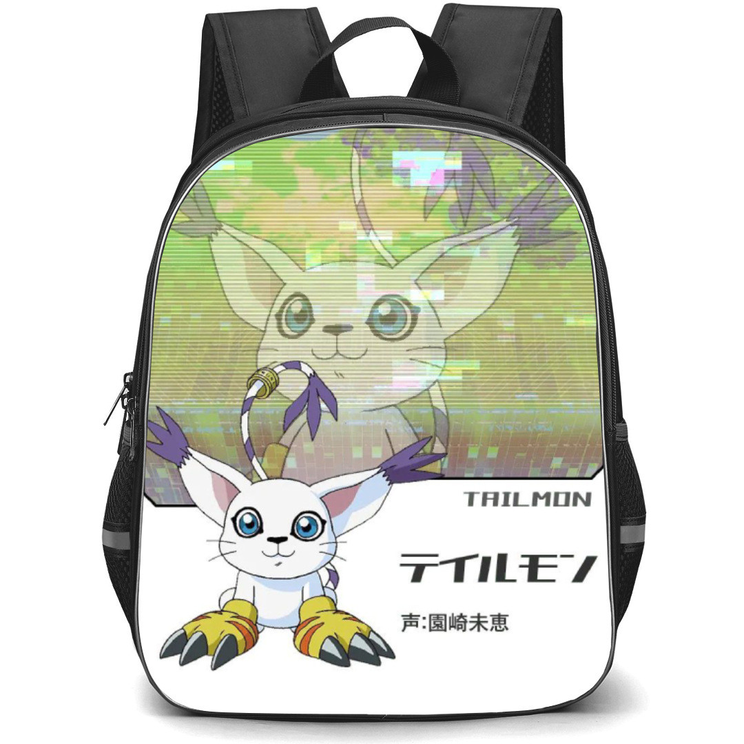Digimon Tailmon Backpack StudentPack - Tailmon Showing On Screen Portrait