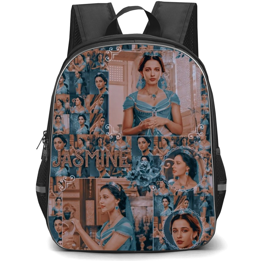 Disney Aladdin Jasmine Backpack StudentPack - Jasmine Movie Collage