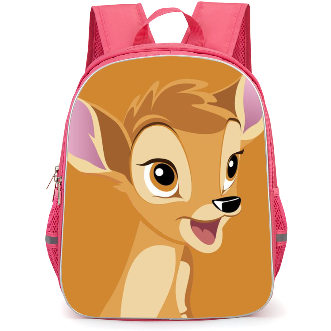 Bambi Backpack StudentPack - Bambi Character Illustration Art On Brown Background