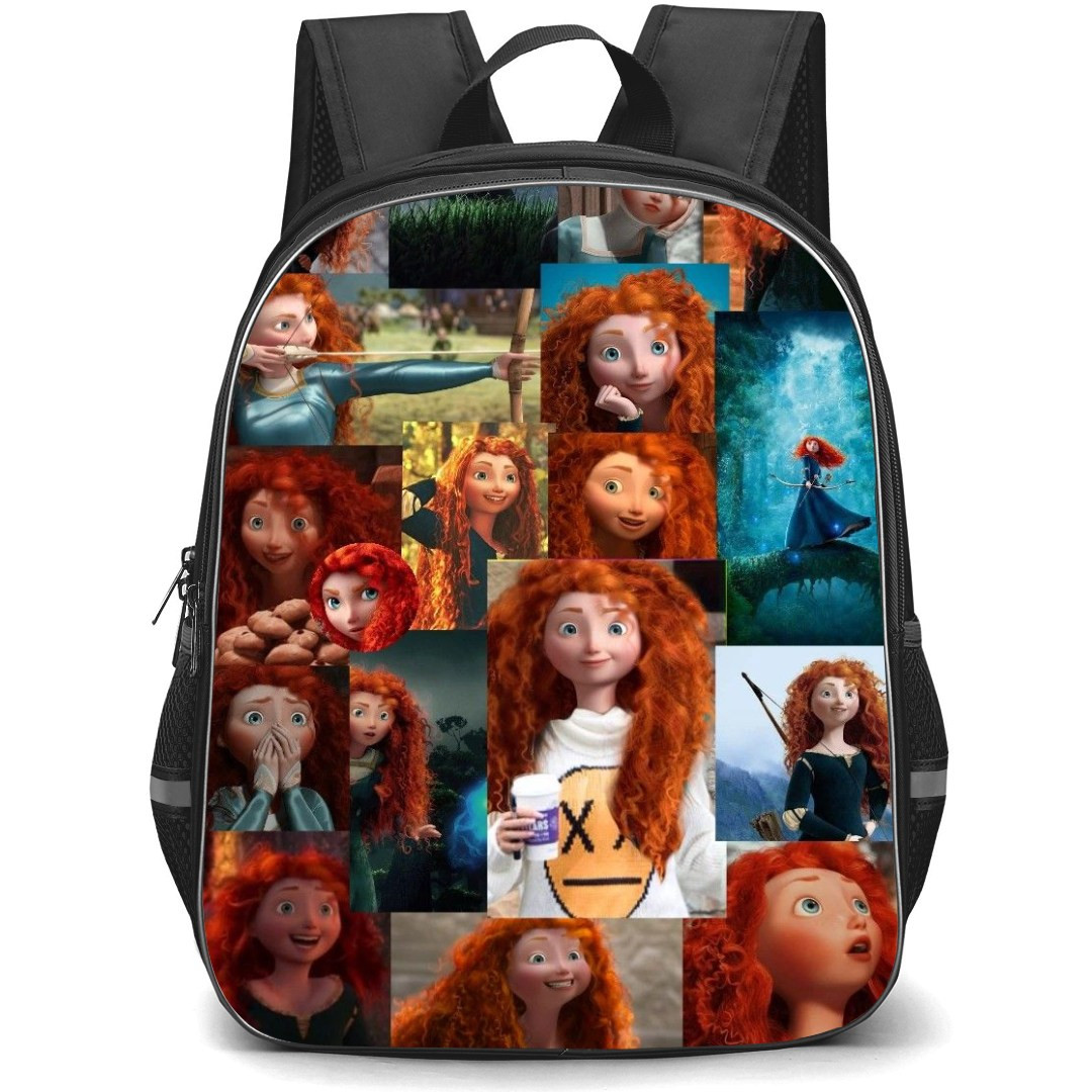 Disney Brave Merida Backpack StudentPack - Brave Merida Portrait Collage