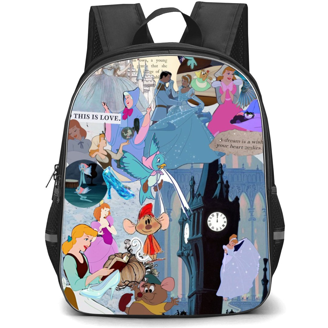 Disney Cinderella Backpack StudentPack - Cinderella Characters Collage