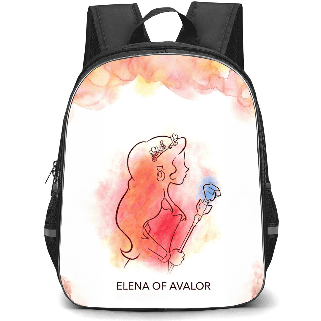 Elena of Avalor Elena Backpack School Bag StudentPack - Elena Watercolor Series Poster
