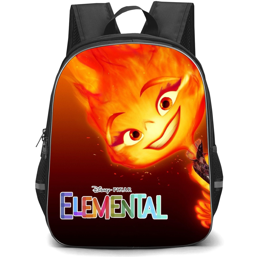 Elemental Ember Lumen Backpack StudentPack - Ember Lumen Portrait On Orange Background