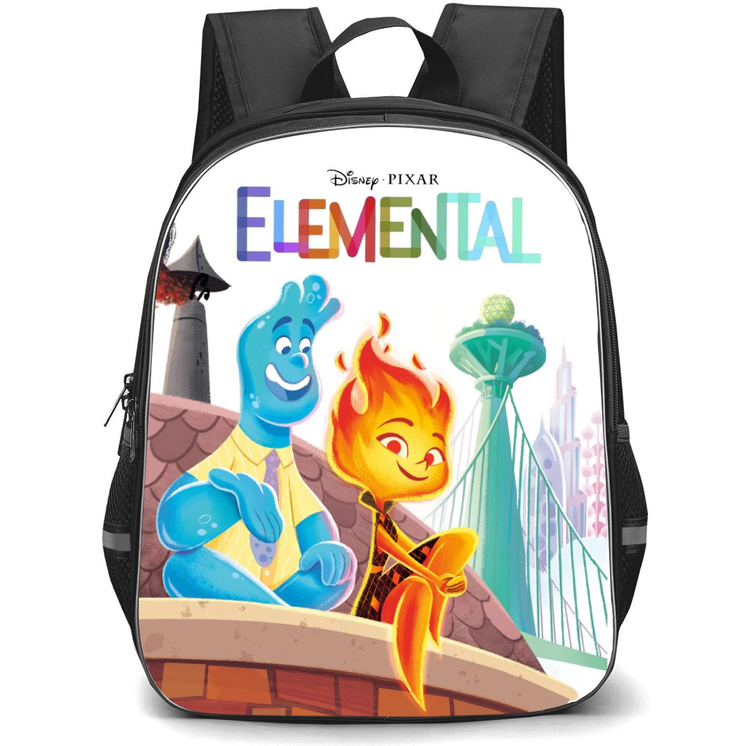Elemental Backpack StudentPack - Ember Lumen Wade Ripple Illustration