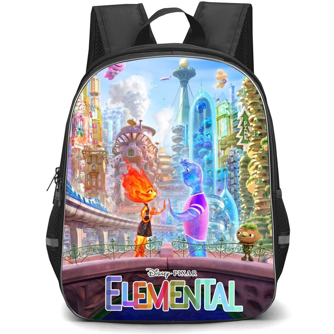 Elemental Backpack StudentPack - Ember Lumen Wade Ripple Side Portrait