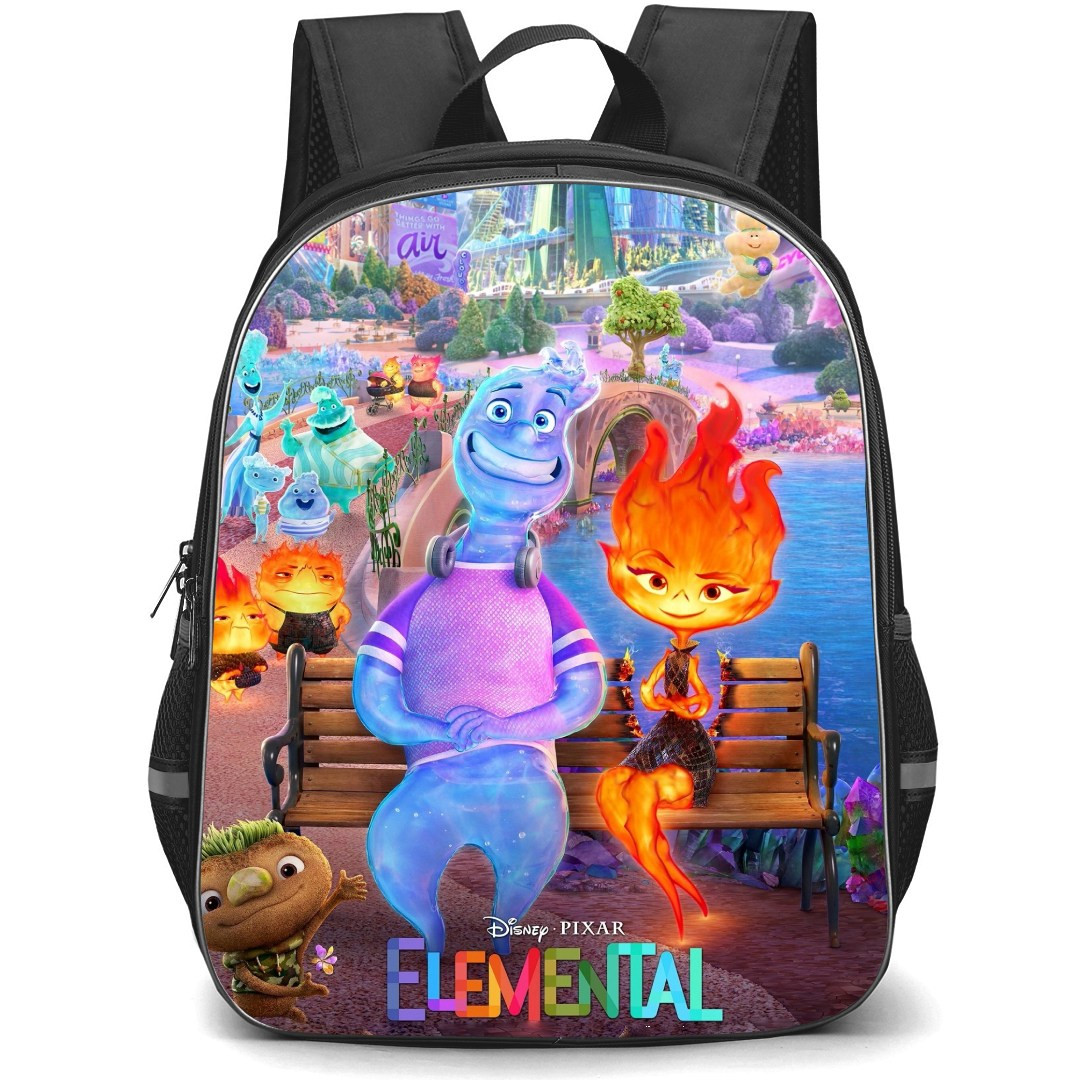 Elemental Backpack StudentPack - Ember Lumen Wade Ripple Smiling