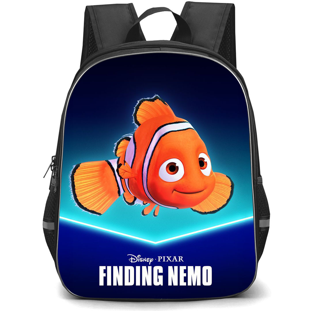 Finding Nemo Marlin Backpack StudentPack - Finding Nemo Marlin On Blue Background