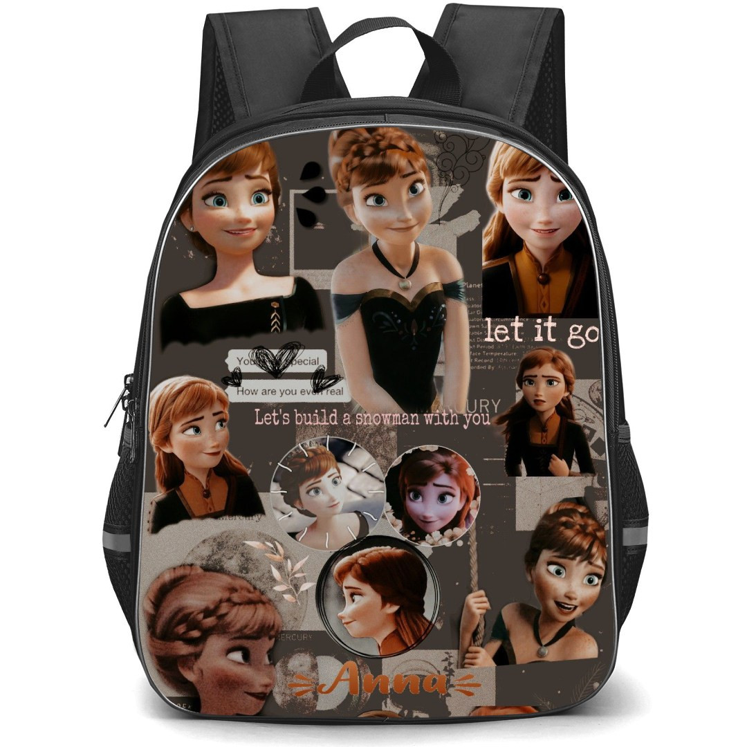 Disney Frozen Anna Backpack StudentPack - Frozen Anna Let It Go Collage