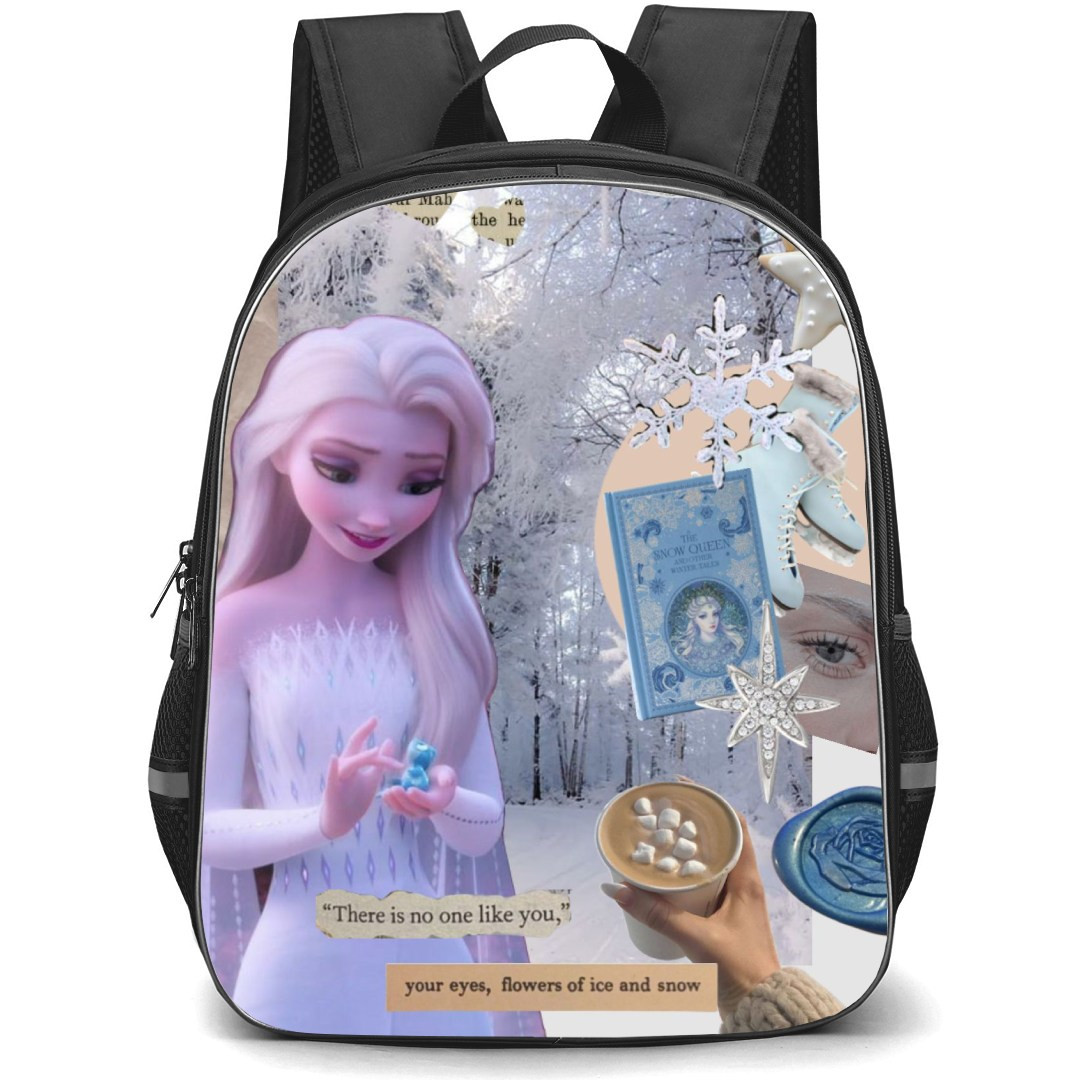 Disney Frozen Elsa Backpack StudentPack - Frozen Elsa The Snow Queen Collage