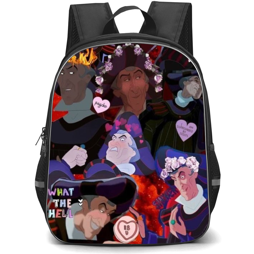 Disney The Hunchback Of Notre Dame Claude Frollo Backpack StudentPack - The Hunchback Of Notre Dame Claude Frollo Collage