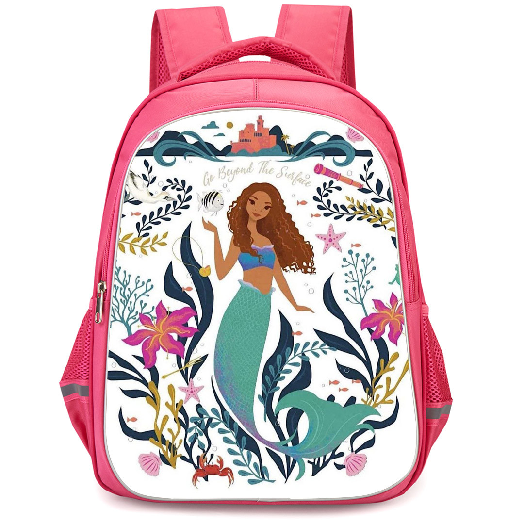 The Little Mermaid 2023 Ariel Backpack StudentPack - Ariel Go Beyond The Surface Illustration
