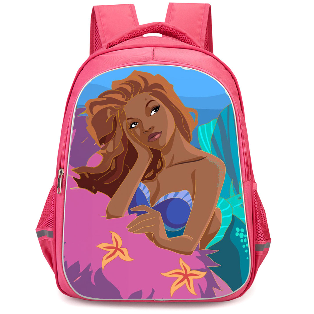 The Little Mermaid 2023 Ariel Backpack StudentPack - Ariel Looking Up Under The Sea Vector Art