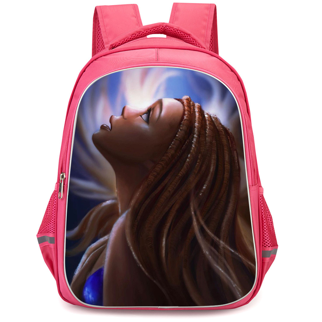 The Little Mermaid 2023 Ariel Backpack StudentPack - Ariel Looking Up Side View Cartoon Art
