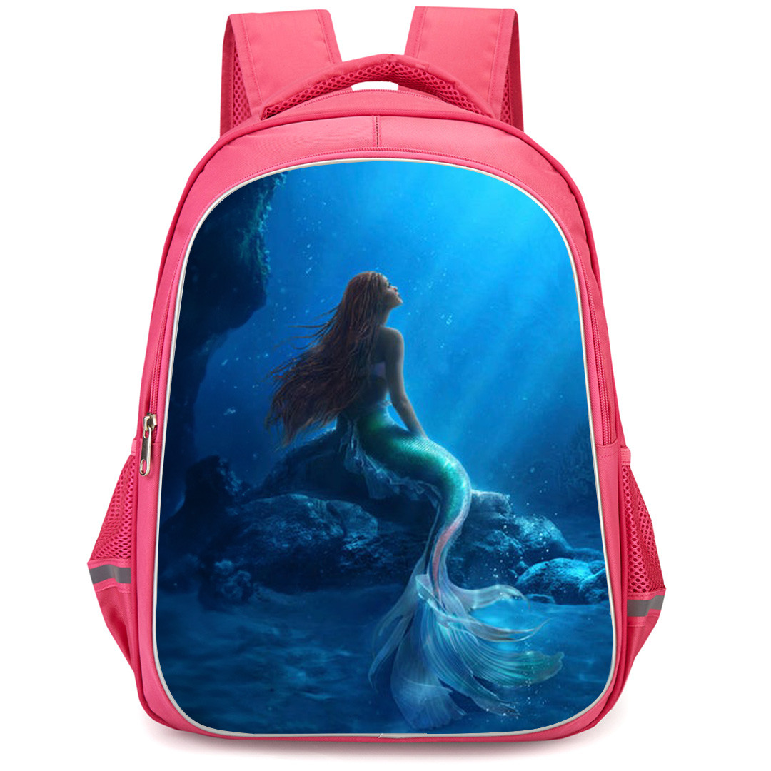 The Little Mermaid 2023 Ariel Backpack StudentPack - Ariel Looking Up In The Ocean