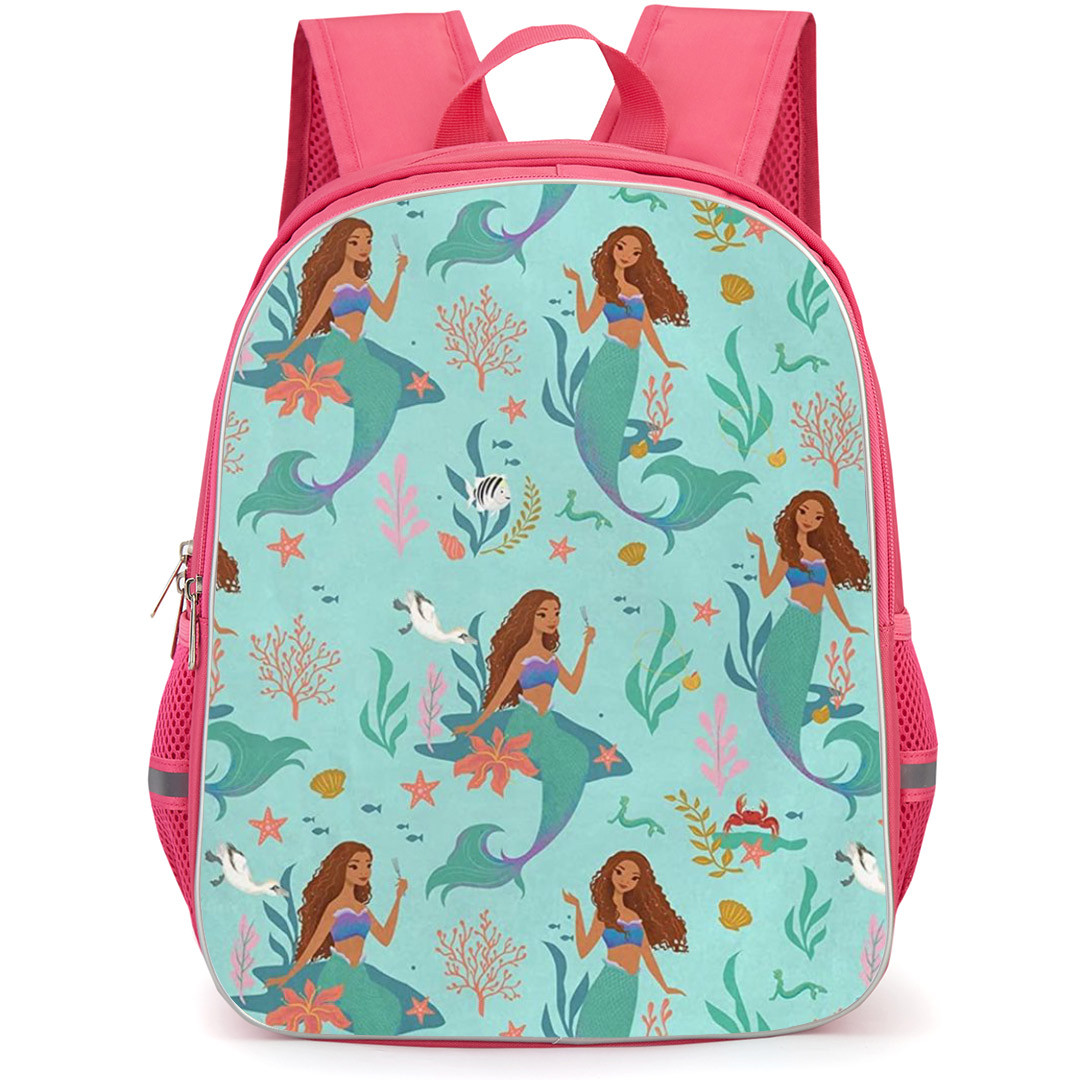 The Little Mermaid 2023 Ariel Backpack StudentPack - Ariel Pattern Cartoon Art