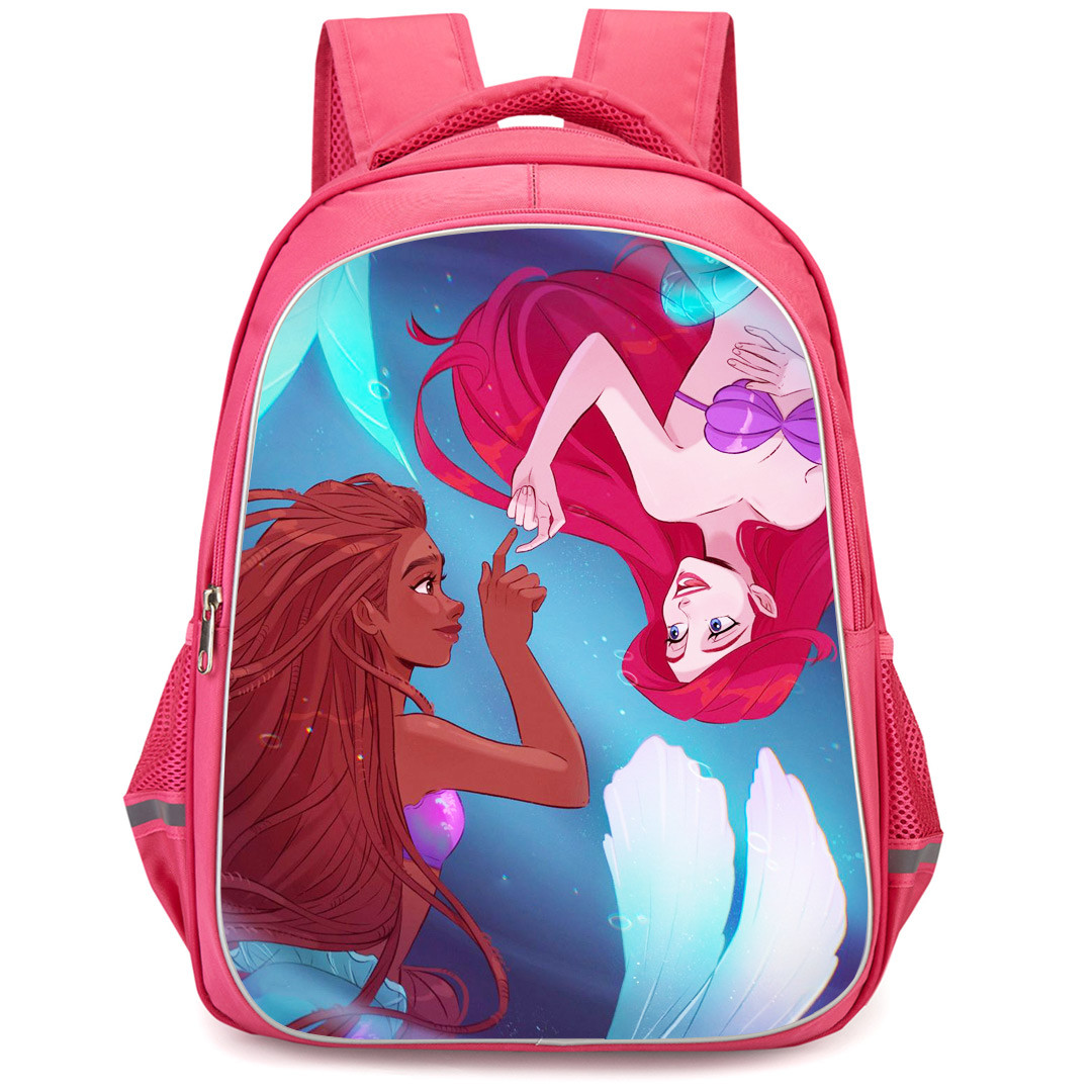 The Little Mermaid 2023 Ariel Backpack StudentPack - Ariel Pointing Fingers Cartoon Art