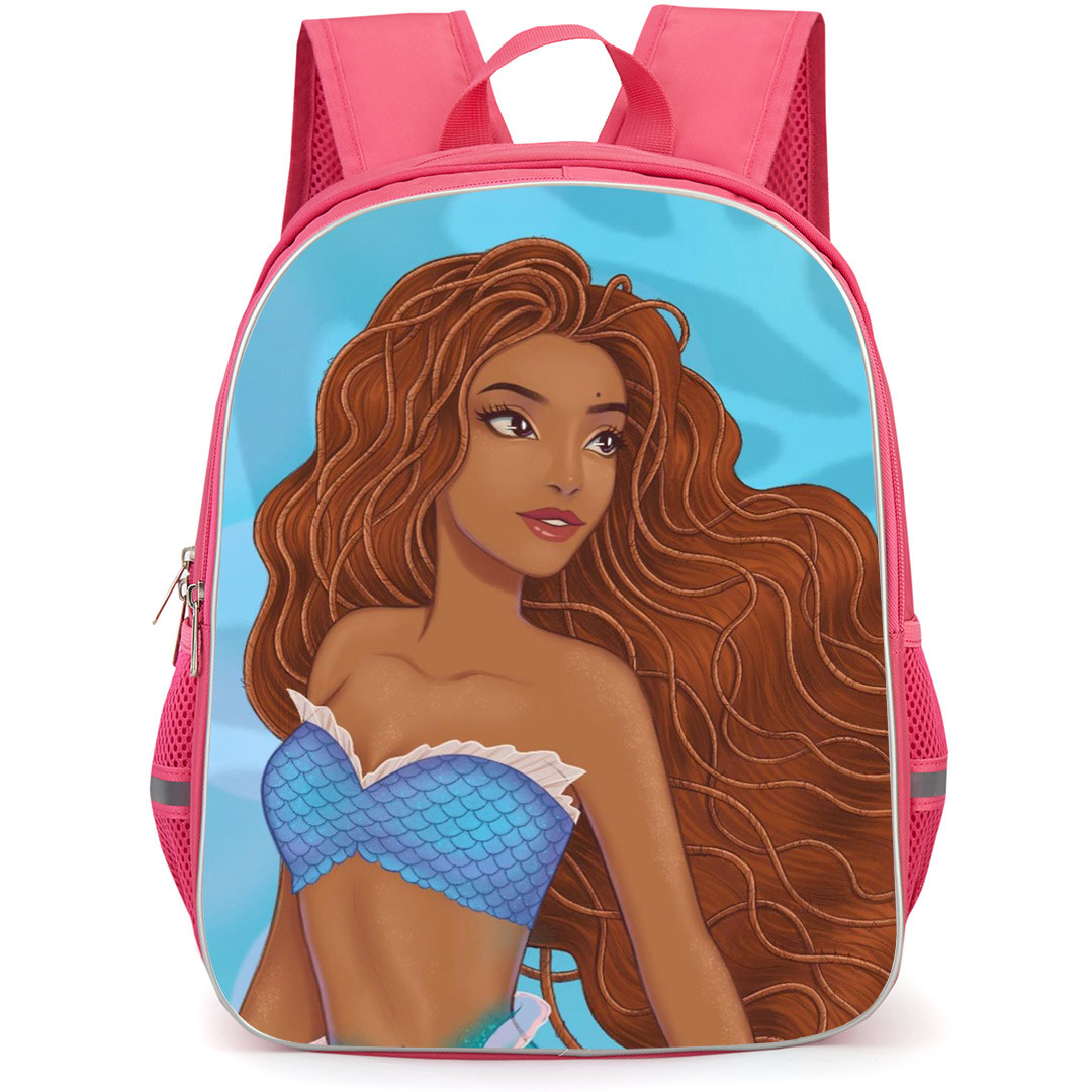 The Little Mermaid 2023 Ariel Backpack StudentPack - Ariel Side View Cartoon Art