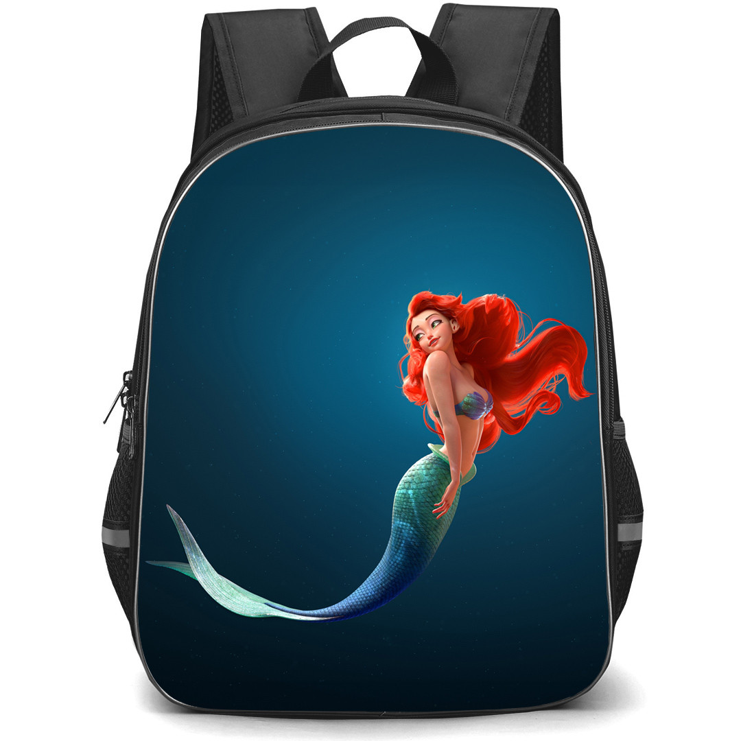 The Little Mermaid Ariel Backpack StudentPack - Ariel Side View Under The Sea 3D Art