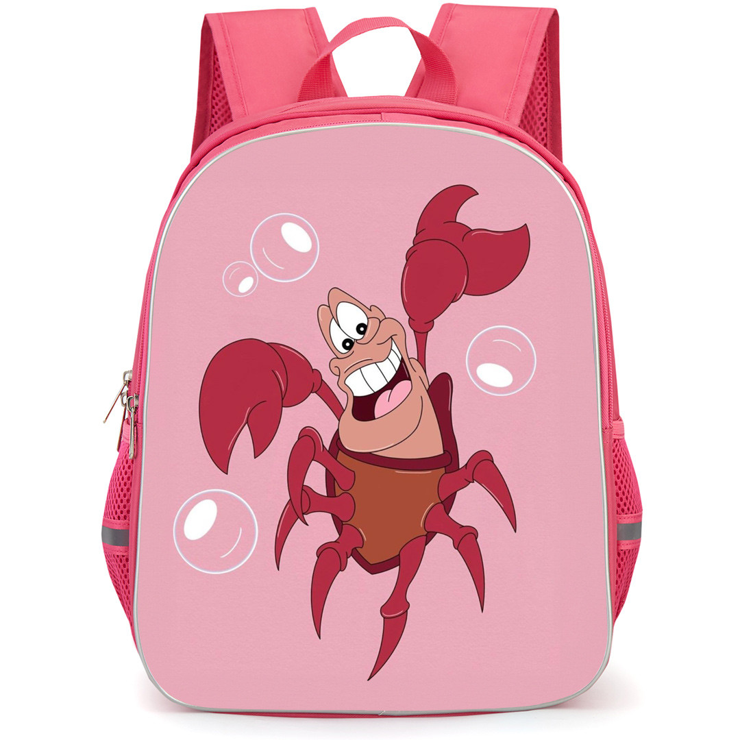 The Little Mermaid Sebastian Backpack StudentPack - Sebastian Smiling Portrait Movie Art