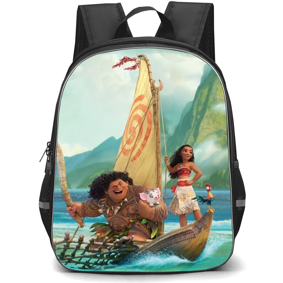 Disney Moana Backpack StudentPack - Moana And Maui On Boat