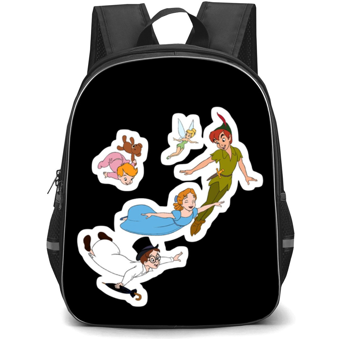 Peter Pan Backpack School Bag StudentPack - Peter Pan Characters Flying Sticker