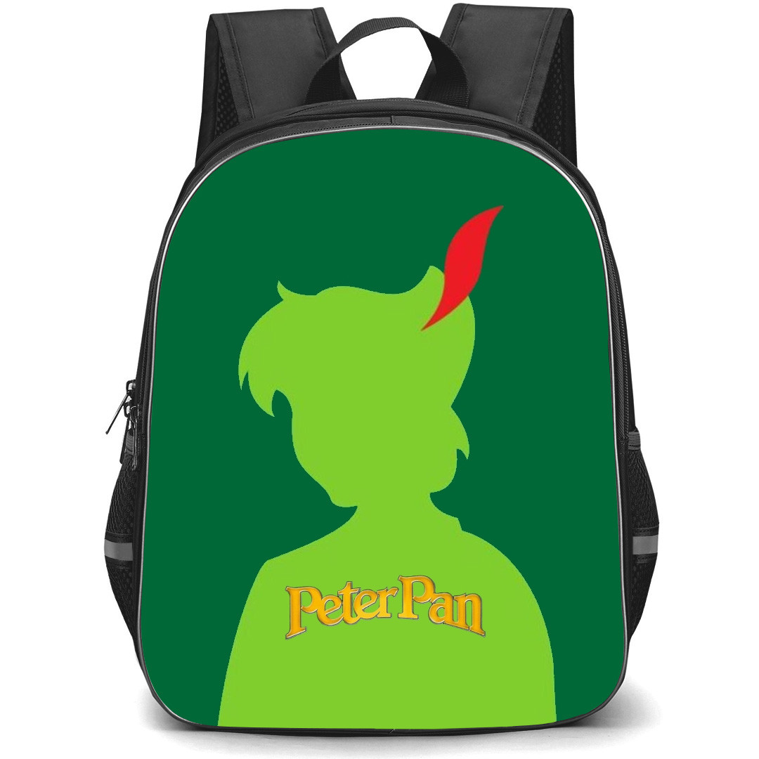 Peter Pan Backpack School Bag StudentPack - Peter Pan Green Minimal Poster