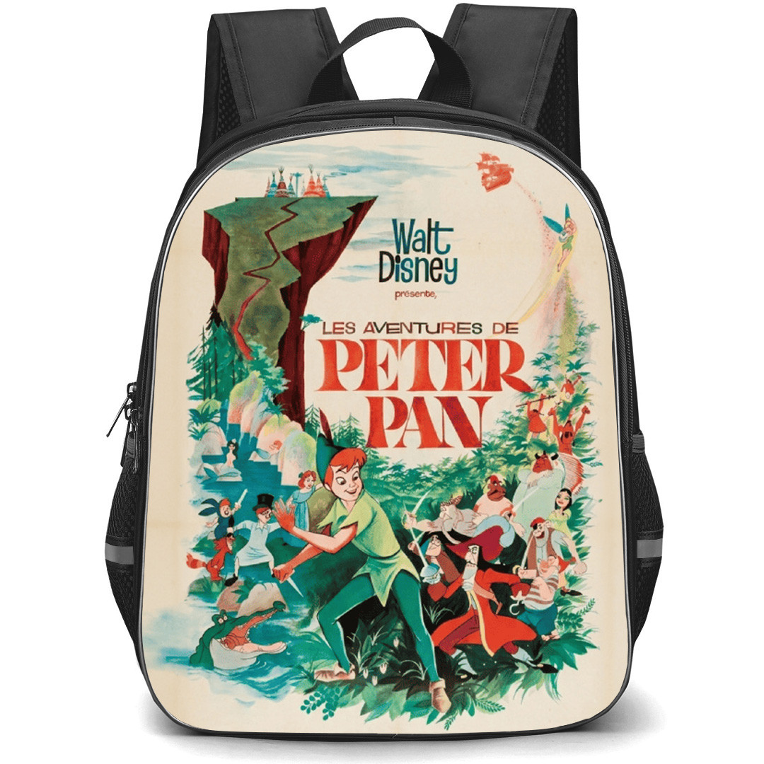 Peter Pan Backpack School Bag StudentPack - Peter Pan The Adventures Of Peter Pan