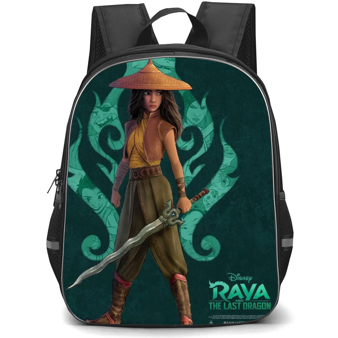 Raya And The Last Dragon Backpack StudentPack - Raya And The Last Dragon 2021 Illustrated Poster Poster