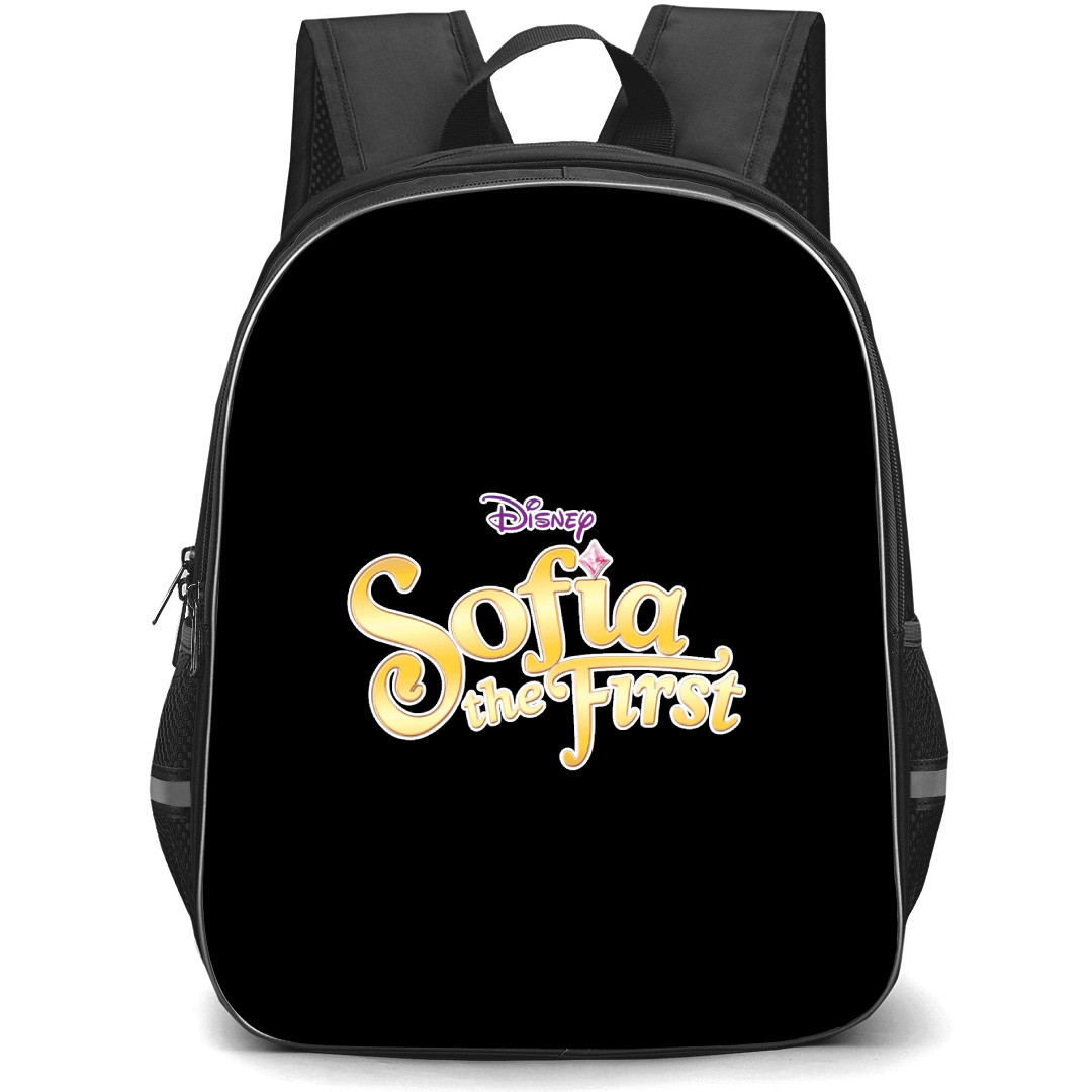 Sofia The First Backpack School Bag StudentPack - Sofia The First Series Logo Sticker