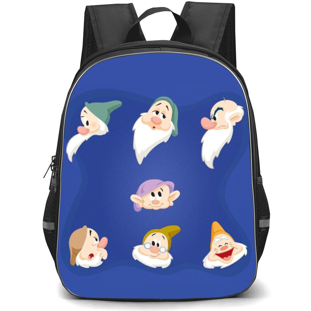 Snow White Backpack StudentPack - 7 Dwarfs Avatar Collage