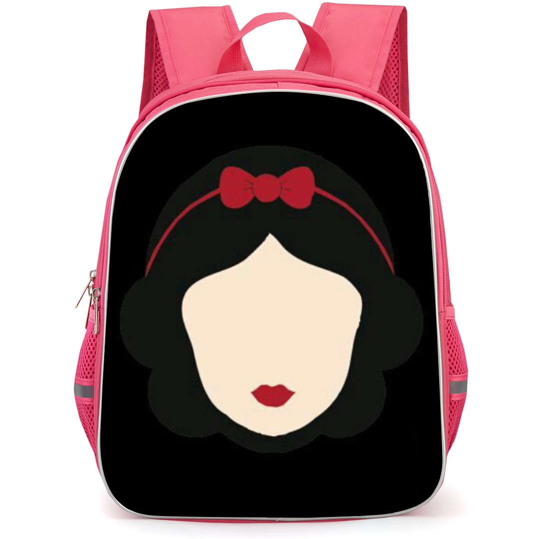 Snow White Backpack StudentPack - Avatar Vector Art In Black Background