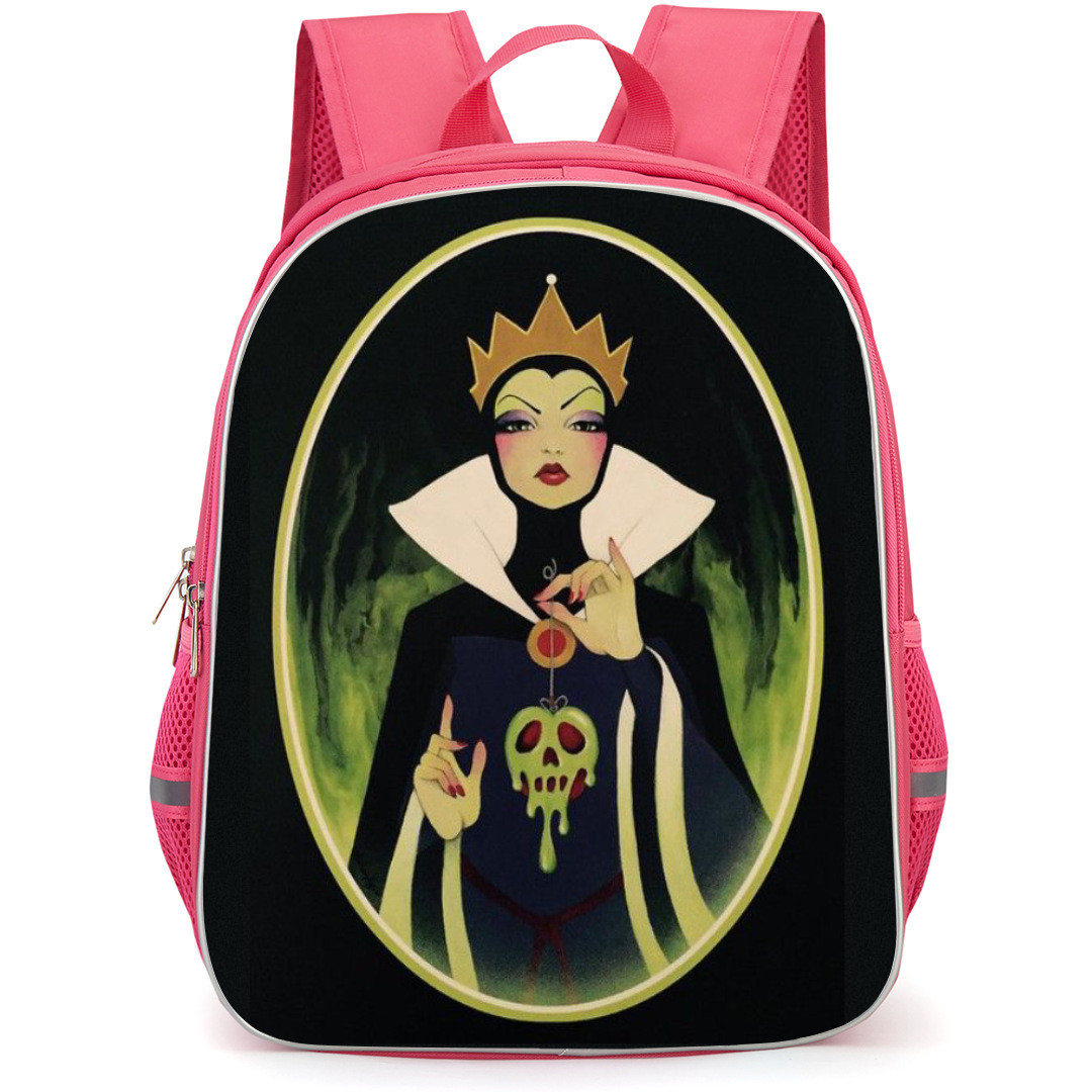 Snow White Evil Queen Backpack StudentPack - Evil Queen Hold Apple Skull