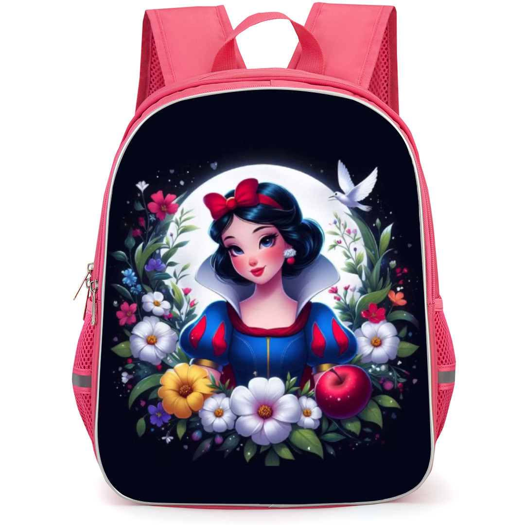 Snow White Backpack StudentPack - Flower Moon Portrait