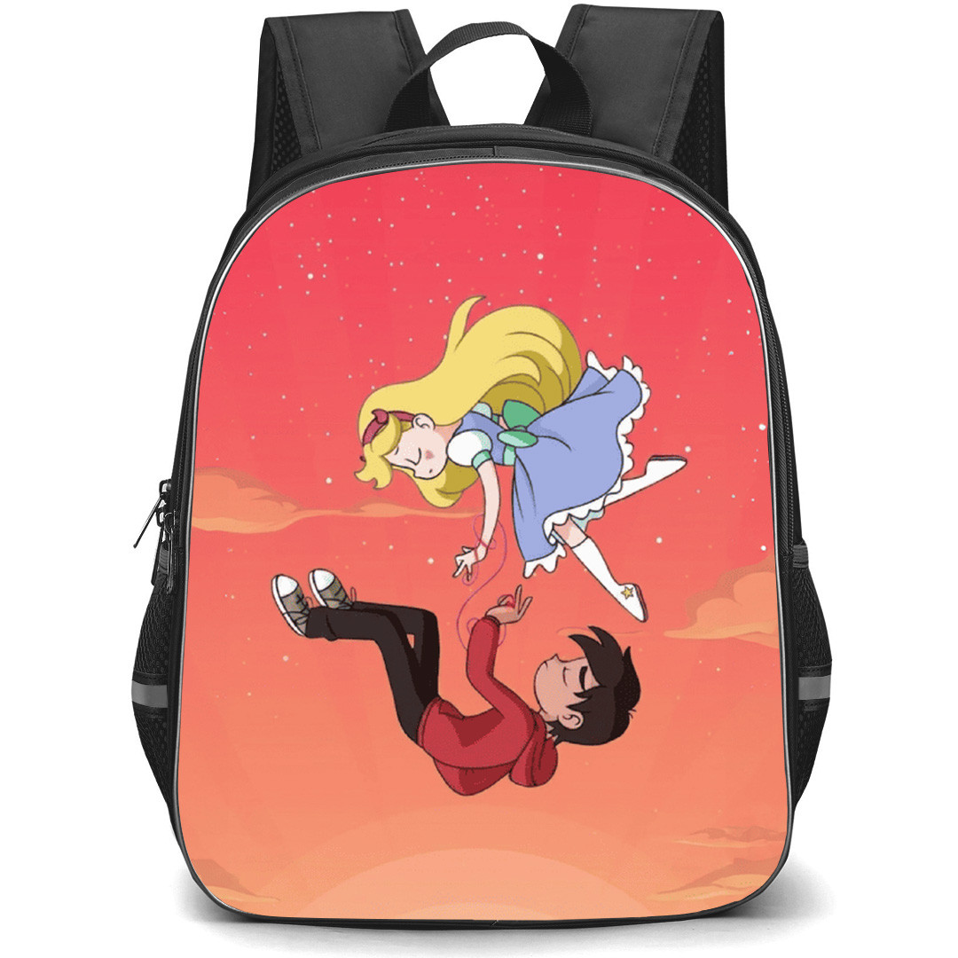 Star Vs The Forces of Evil Backpack School Bag StudentPack - Star Butterfly And Marco Diaz Fall Poster