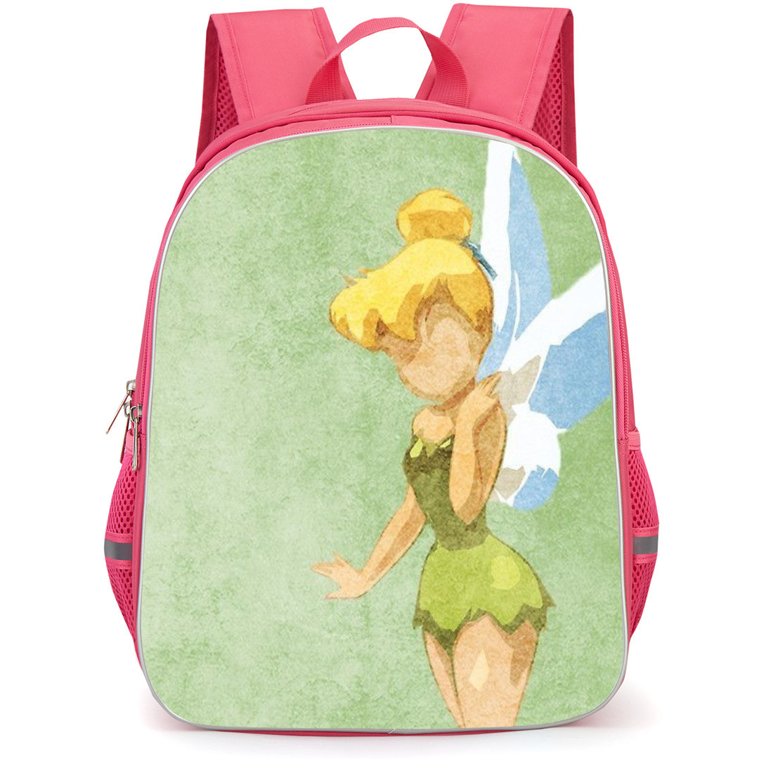 Tinker Bell Backpack StudentPack - Tinker Bell Disney Fairy Faceless Water Color Poster