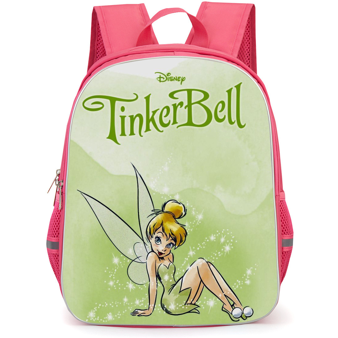 Tinker Bell Backpack StudentPack - Tinker Bell Disney Fairy Sitting Drawing Poster