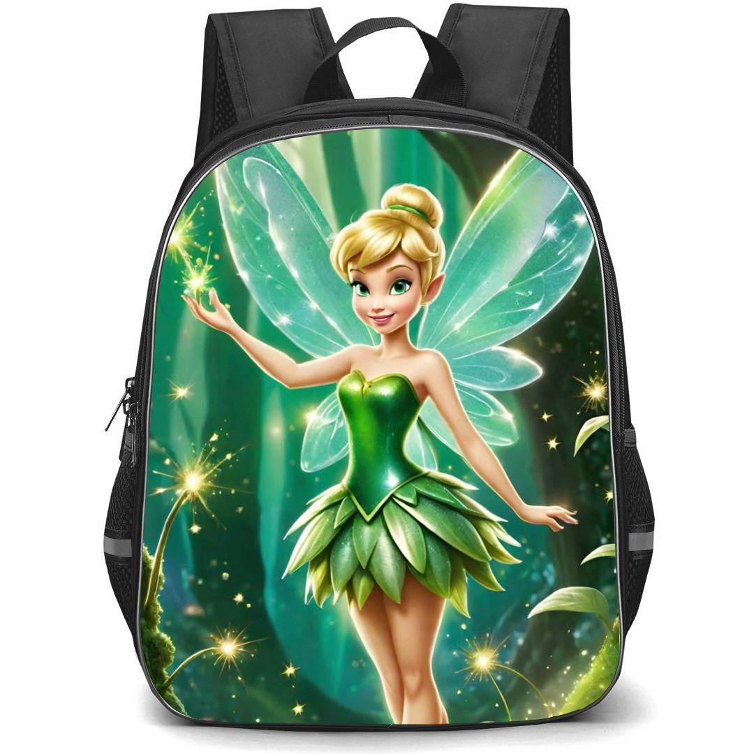 Tinker Bell Backpack StudentPack - Tinker Bell Fairy Standing On Magical Forest Poster