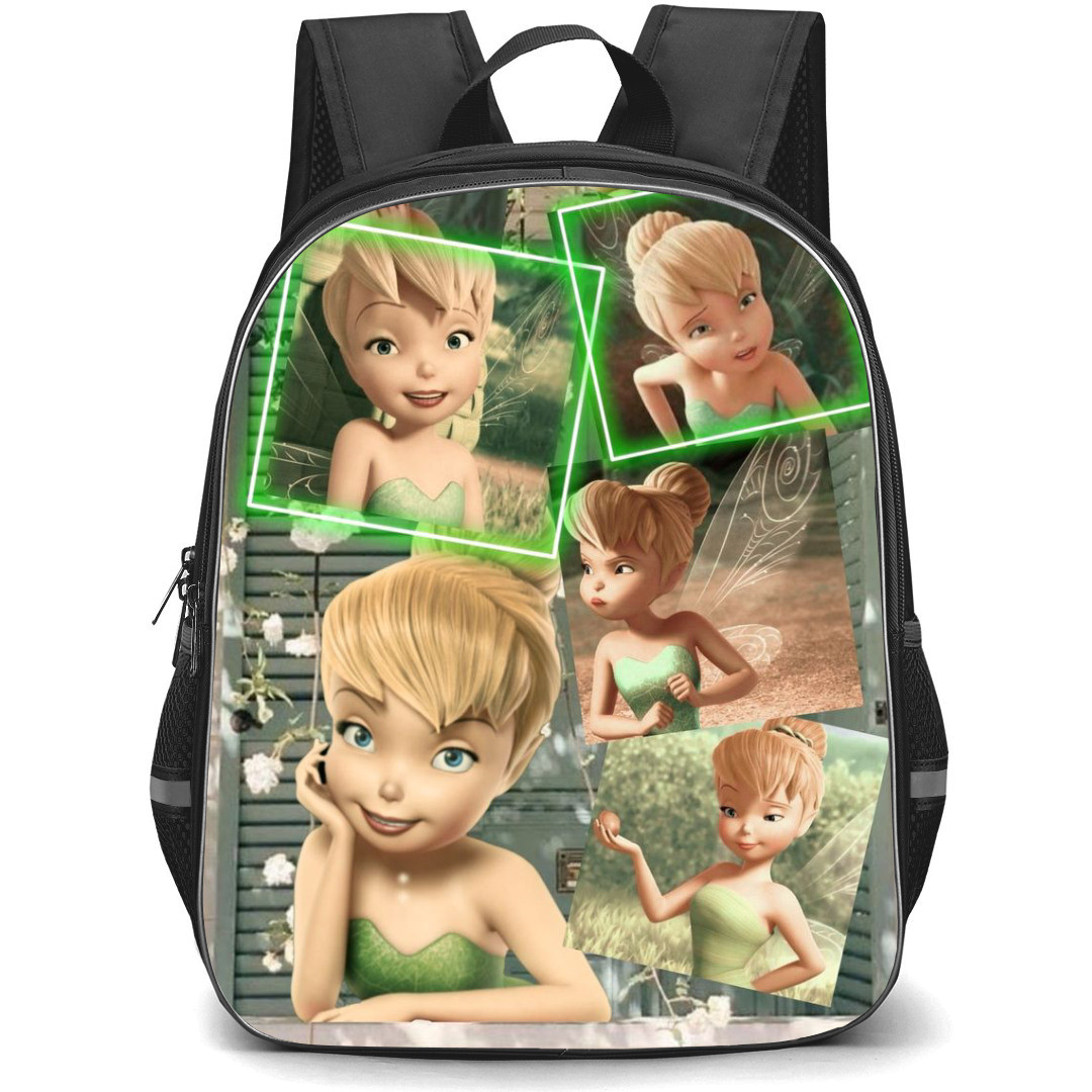 Tinker Bell Backpack StudentPack - Tinker Bell Fairy Portrait Collage Sticker