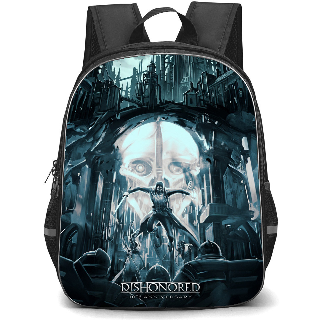Dishonored Backpack School Bag StudentPack - Dishonored 10th Anniversarry Game Poster