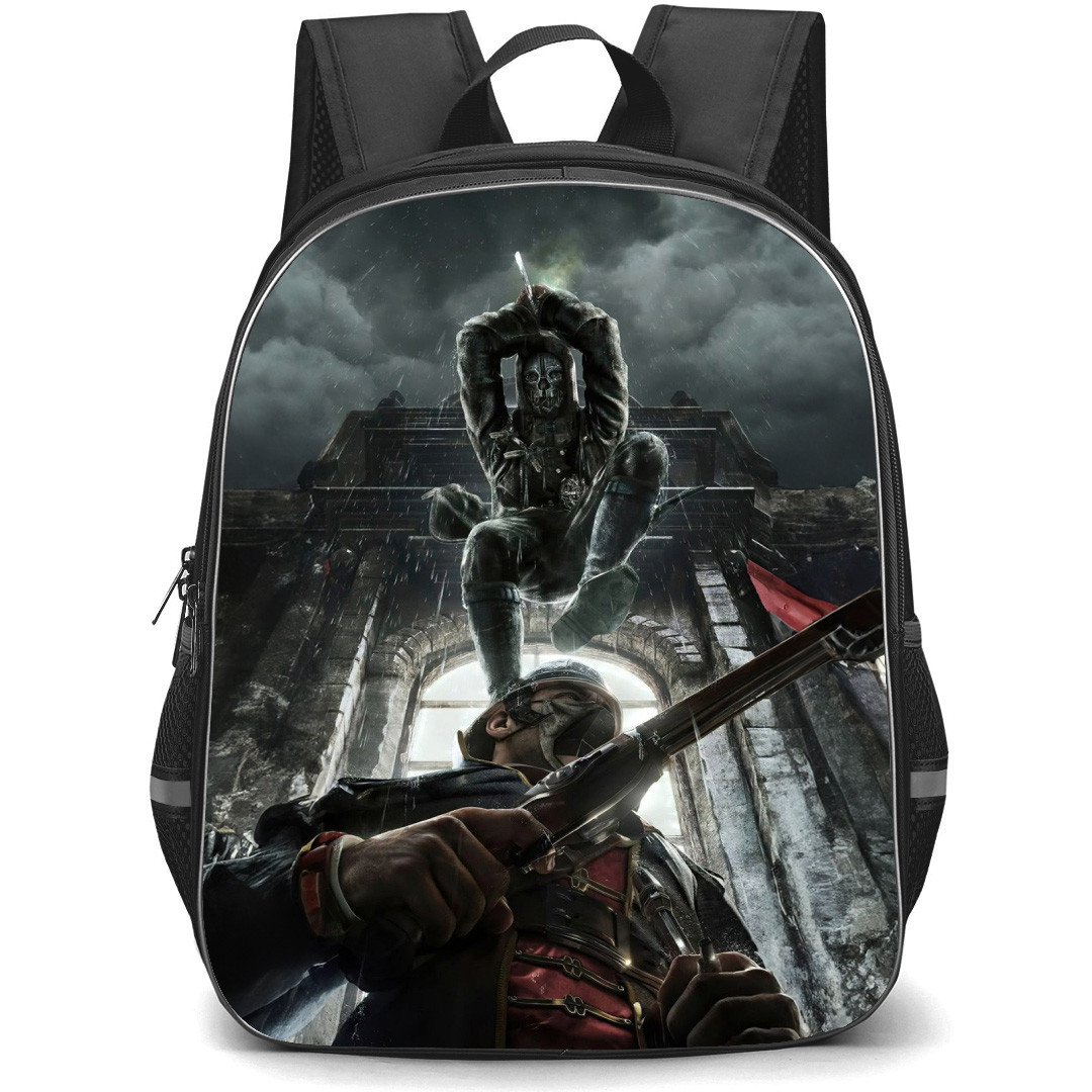 Dishonored Backpack School Bag StudentPack - Dishonored Attacking From Above