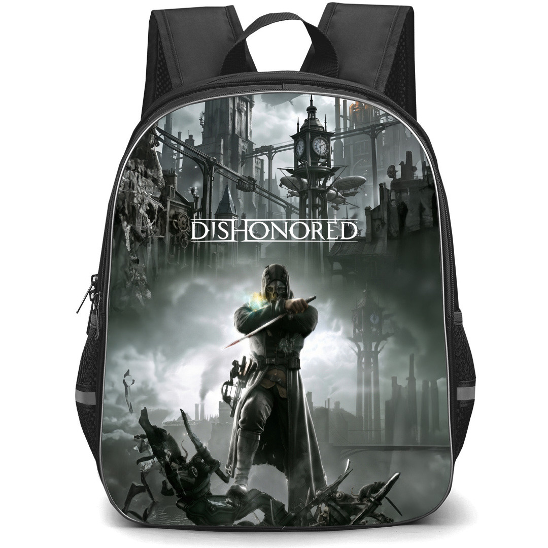 Dishonored Backpack School Bag StudentPack - Dishonored Game Cover Art Poster