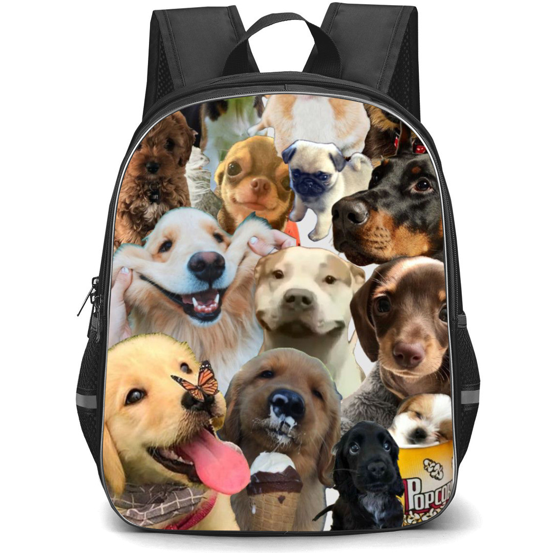 Dog Backpack StudentPack - Dog Collage