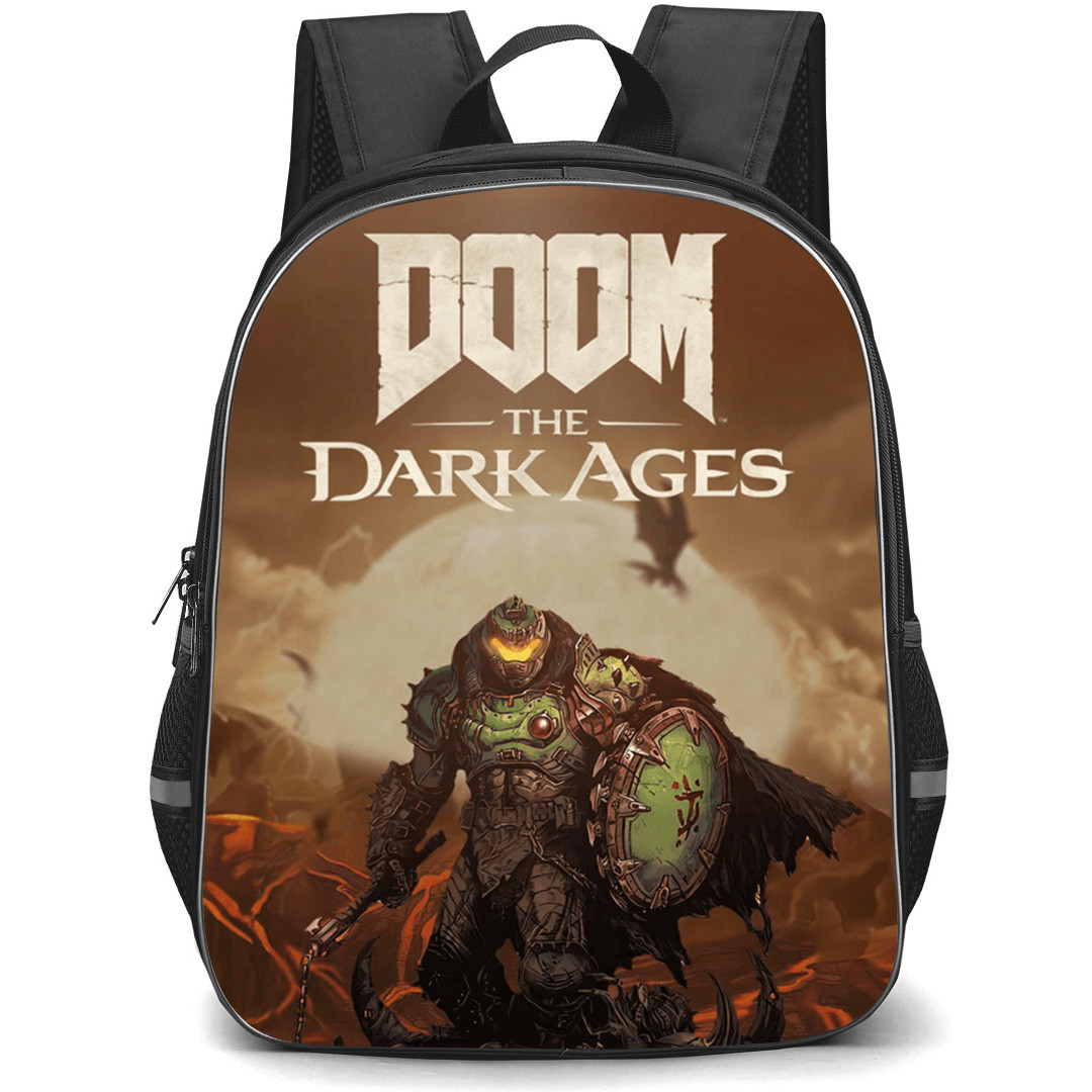 Doom Backpack School Bag StudentPack - Doom The Dark Ages Poster