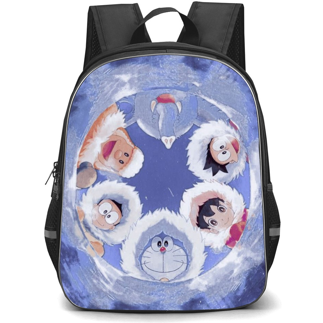 Doraemon School Backpack StudentPack - Characters Looking Down Illustration