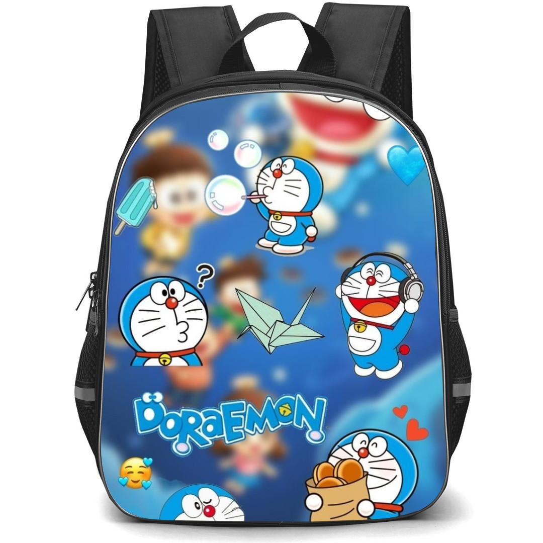 Doraemon School Backpack StudentPack - Doraemon Blurry Background Collage