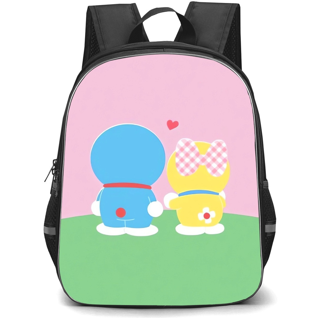 Doraemon School Backpack StudentPack - Doraemon Dorami Back Portrait Pink Background