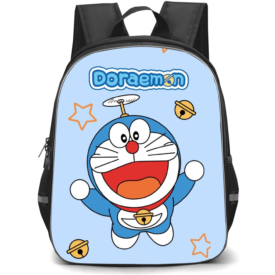 Doraemon School Backpack StudentPack - Doraemon Flying Stars Background