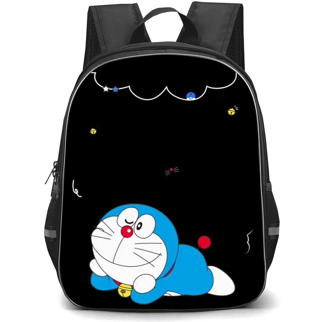Doraemon School Backpack StudentPack - Doraemon Lying Down Black Background