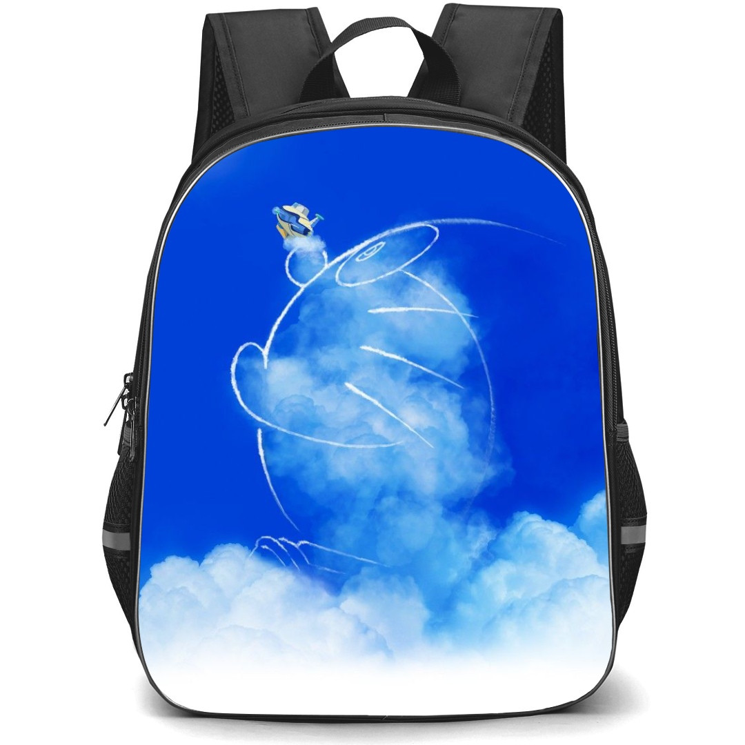 Doraemon School Backpack StudentPack - Doraemon Side Portait Sky Background