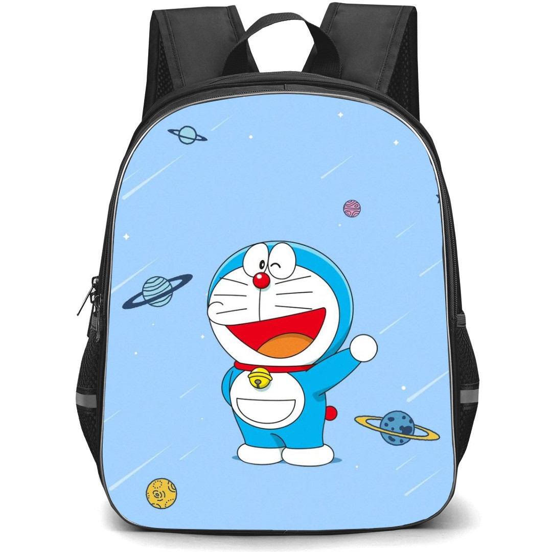 Doraemon School Backpack StudentPack - Doraemon Waving Galaxy Background